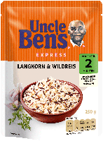 Uncle Ben’s Express Langkorn- & Wildreis 250 g Beutel